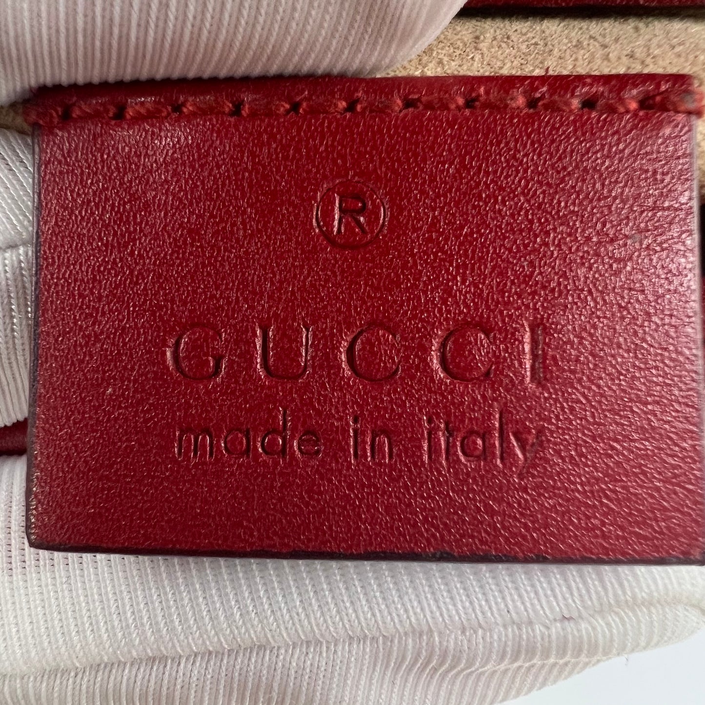 GG Marmont Super Mini Red