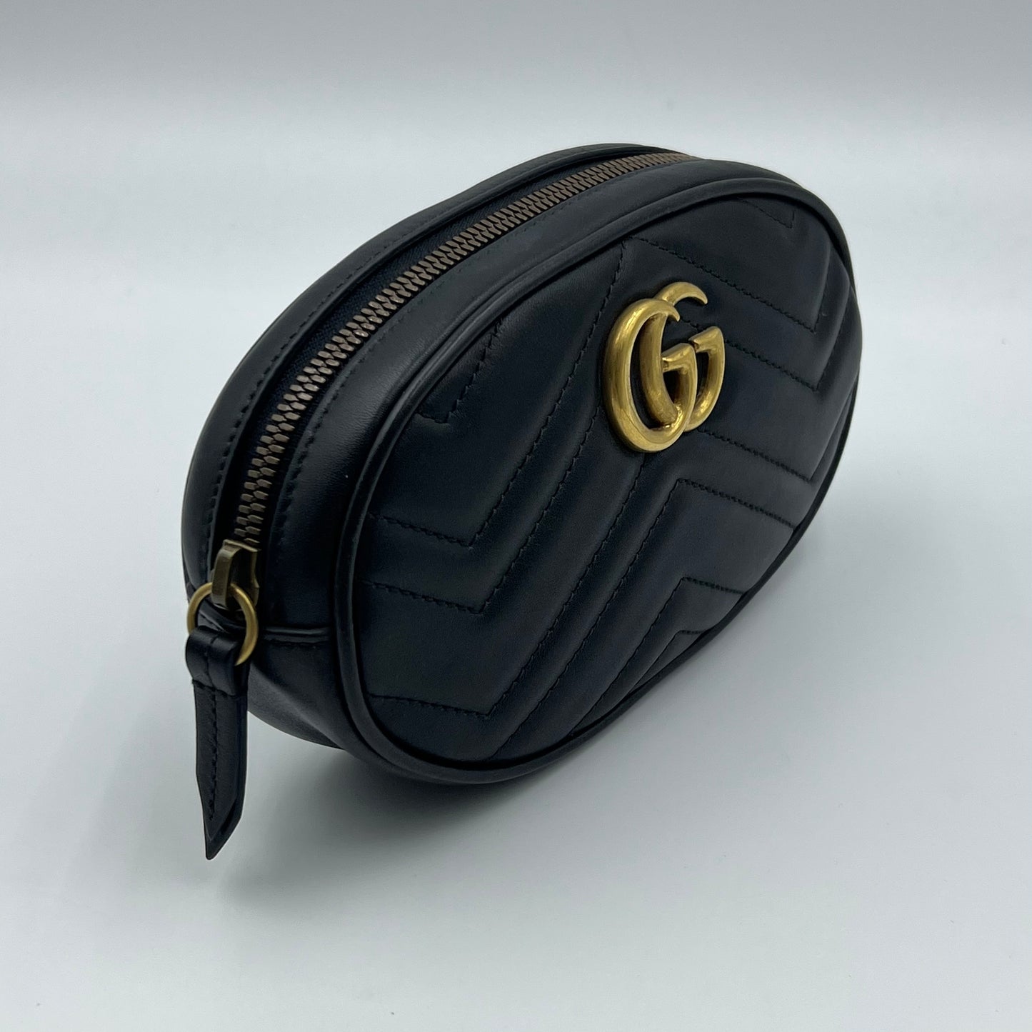 GG Marmont Belt Bag Black Size 85/34