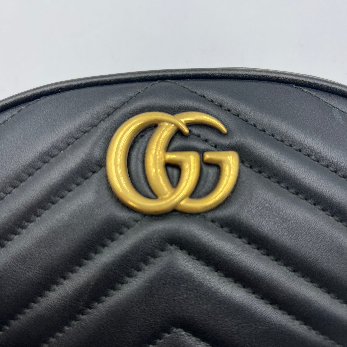 GG Marmont Belt Bag Black Size 85/34