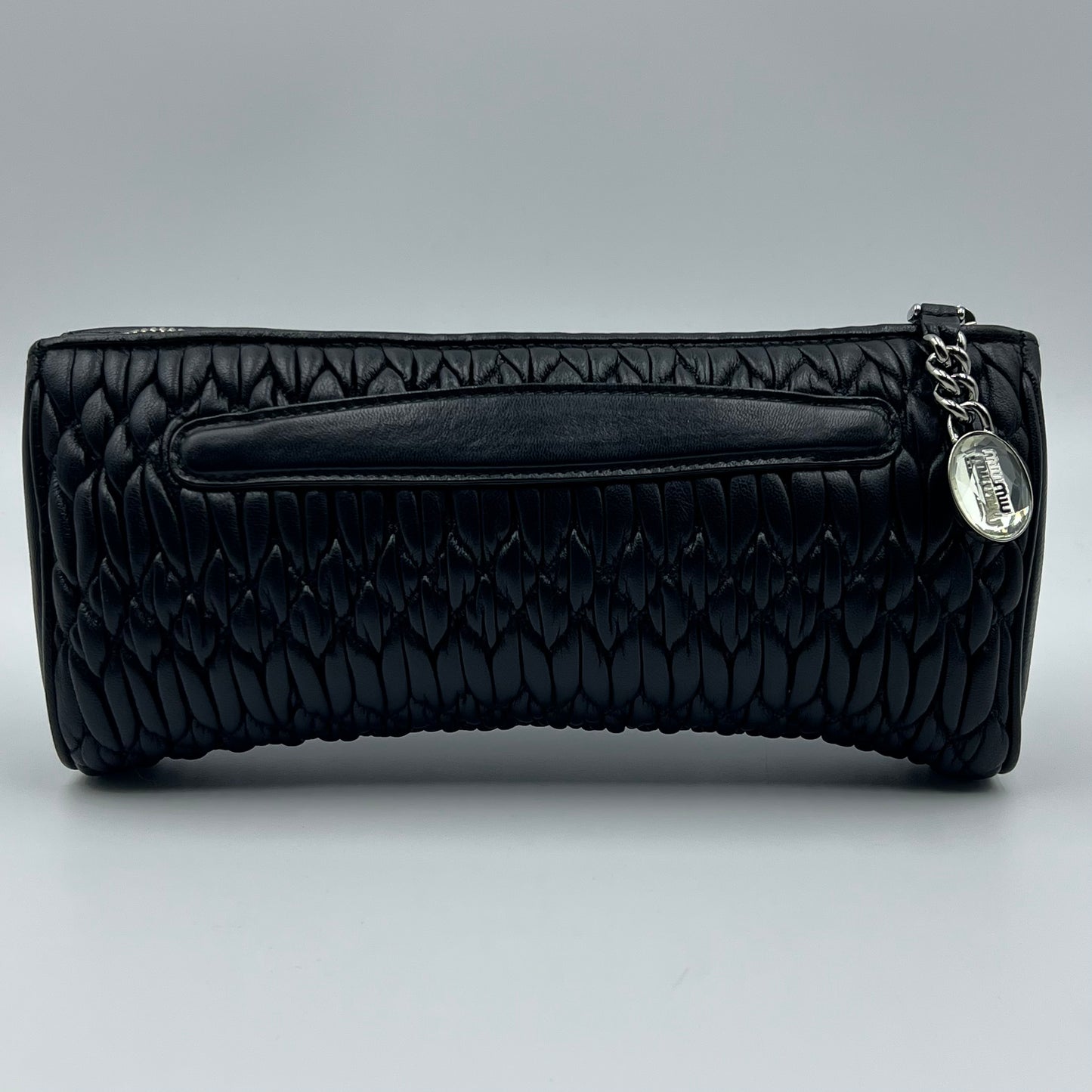 Matelassé Crystal Zip Pouch