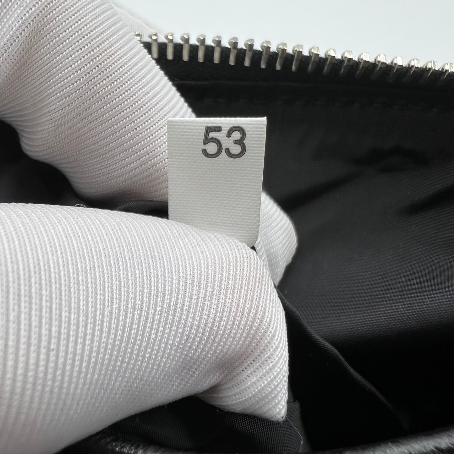 Matelassé Crystal Zip Pouch