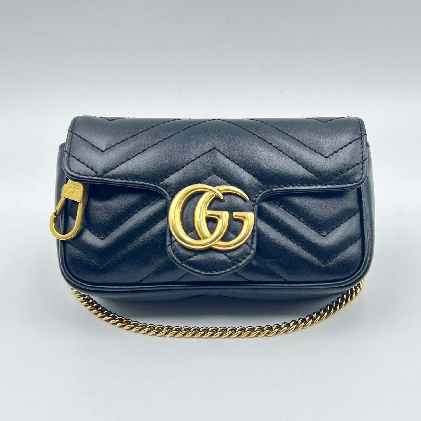GG Marmont Super Mini Black