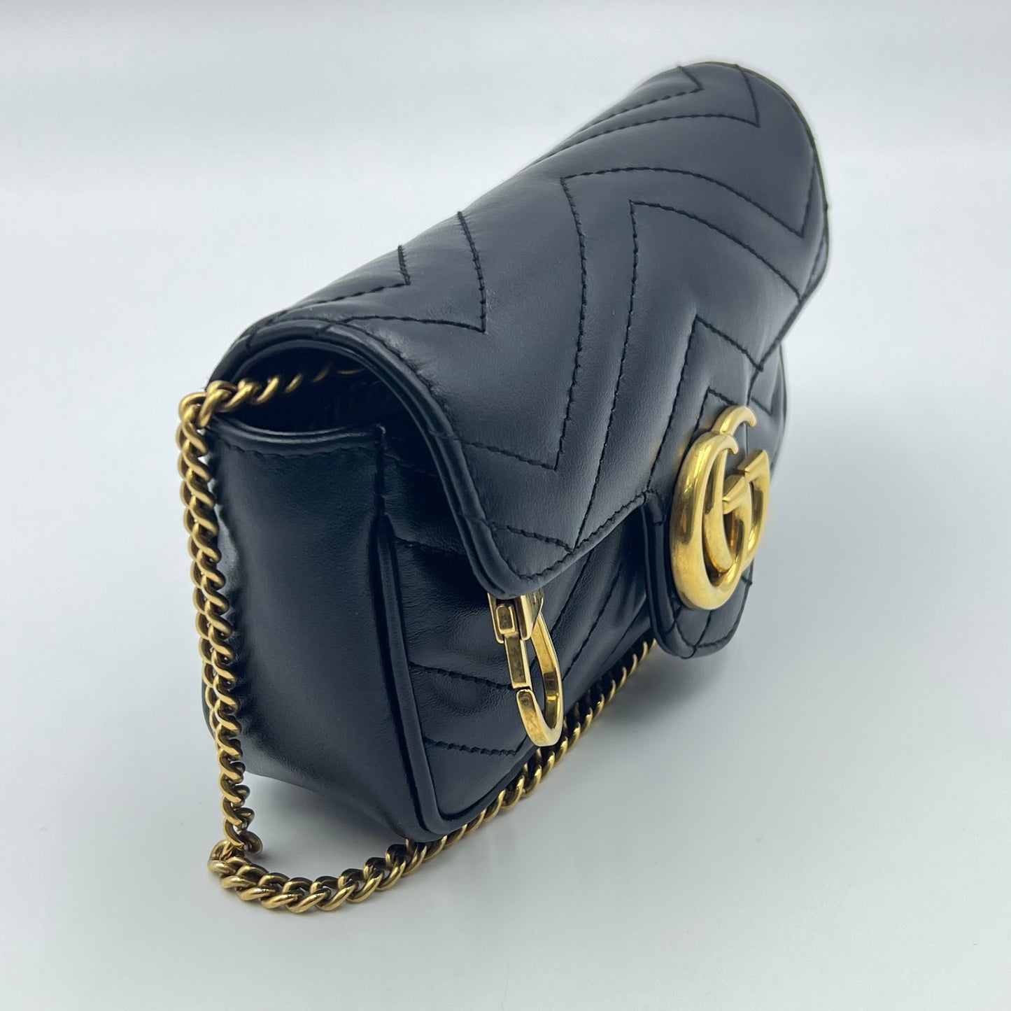 GG Marmont Super Mini Black