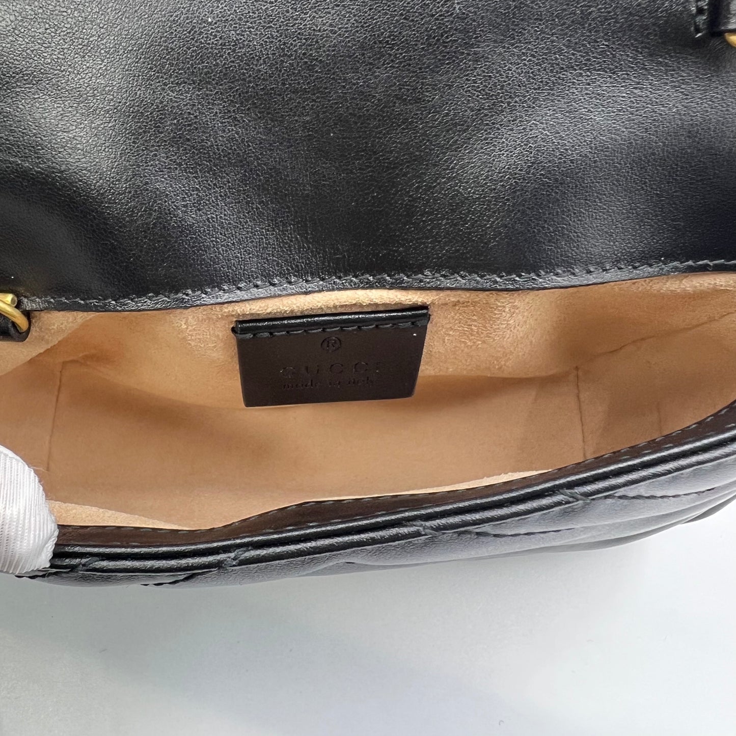 GG Marmont Super Mini Black