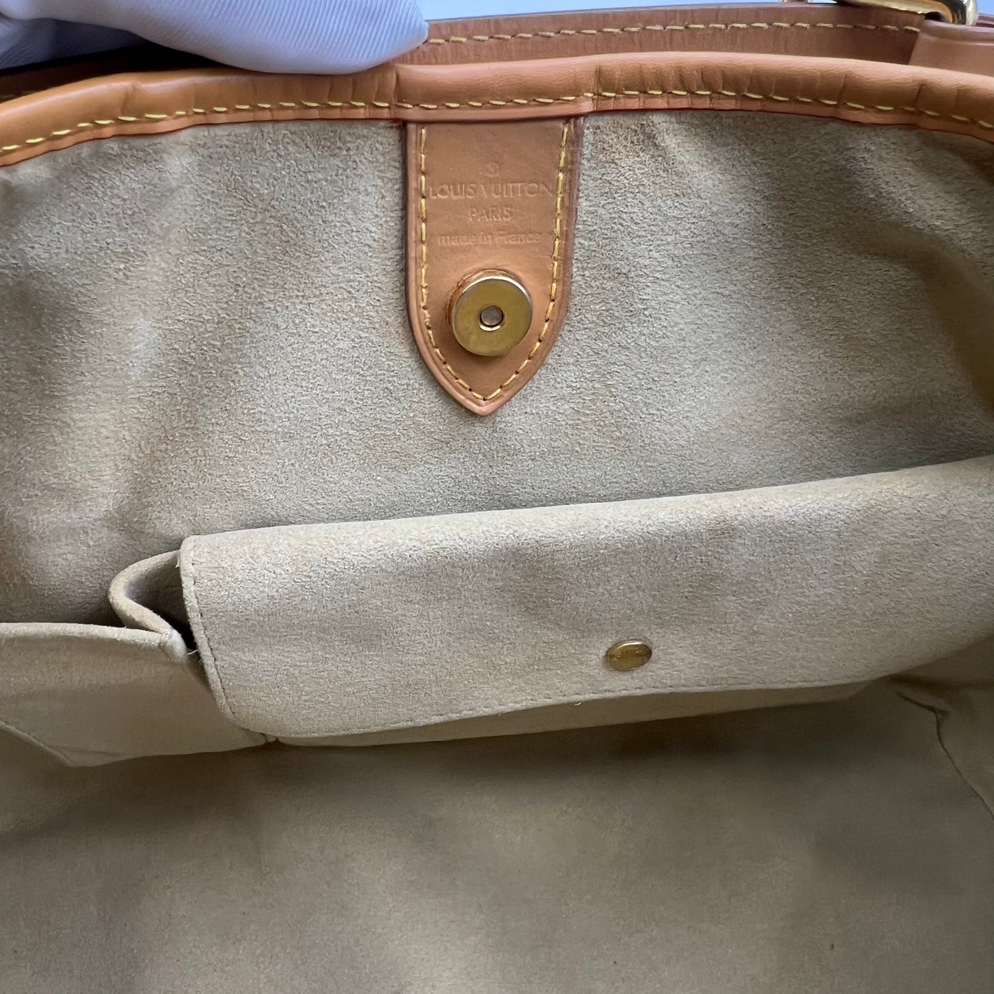 Louis Vuitton Galliera cloth handbag