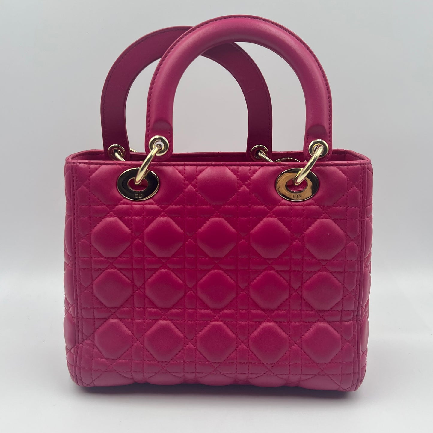 Cannage Lady Dior Medium Pink