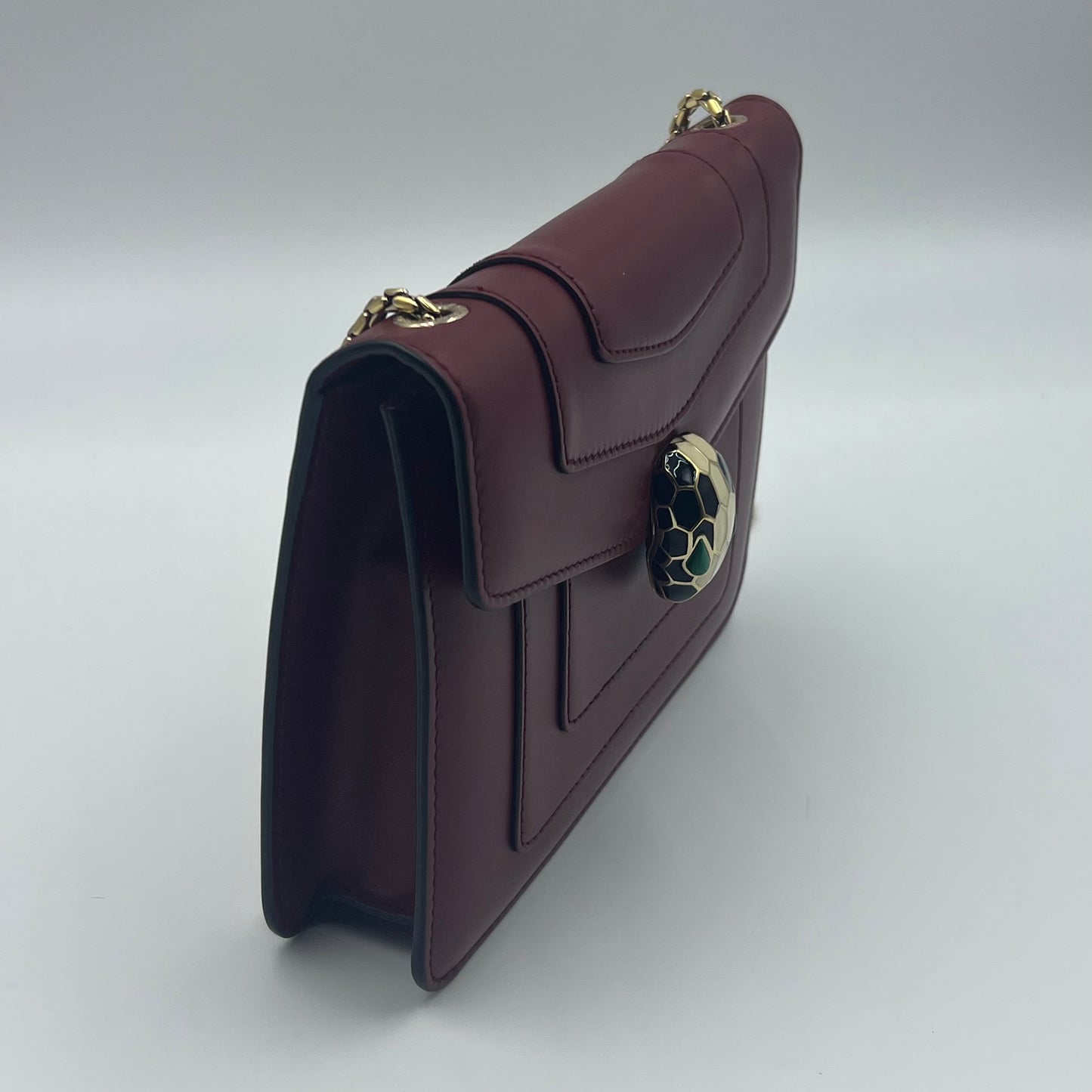 Serpenti Forever Square Shoulder Bag Leather