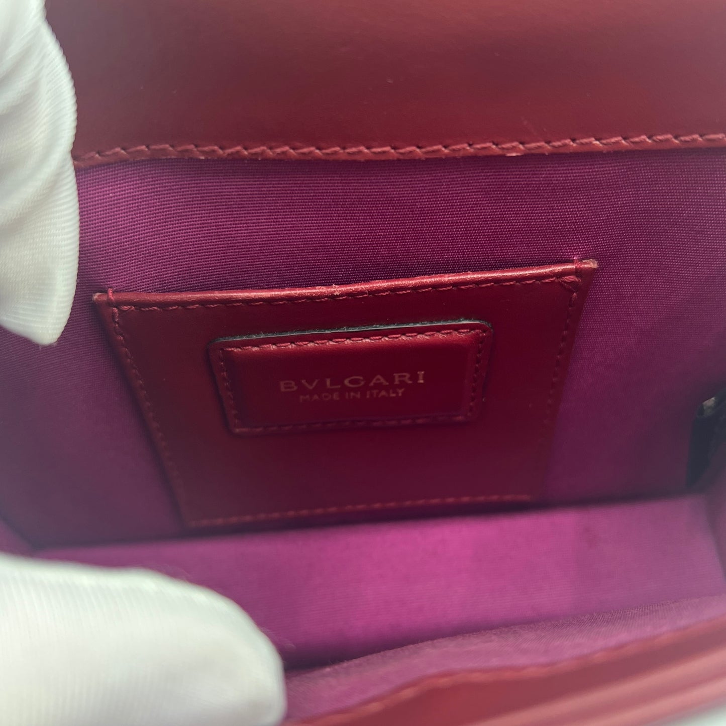 Serpenti Forever Square Shoulder Bag Leather