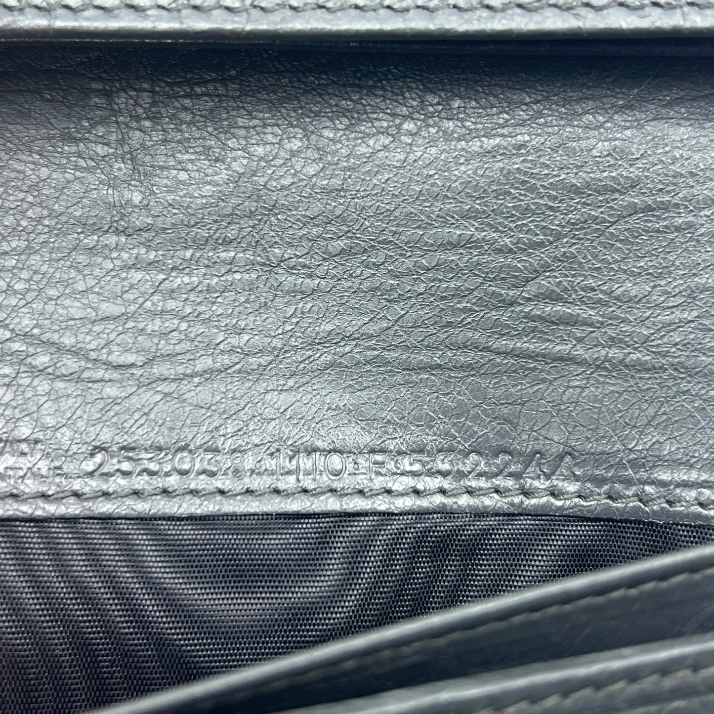 Motocross Continental Wallet Dark Grey