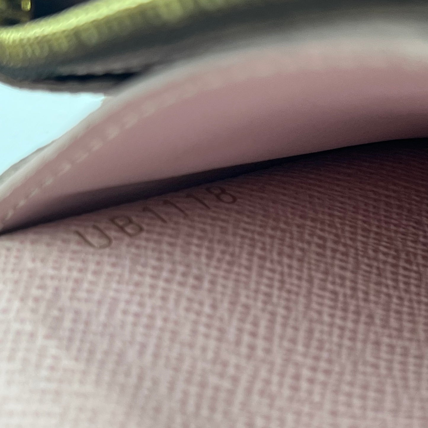 Damier Ebene Rosalie Coin Purse Rose Ballerine