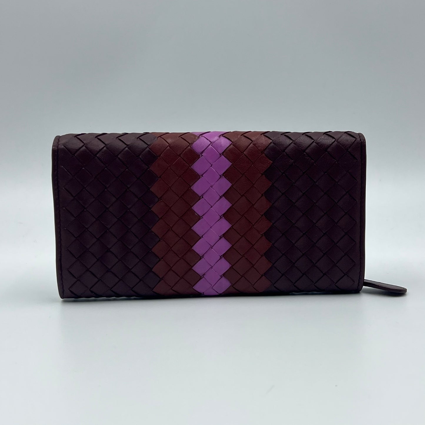 Tricolor Nappa Intrecciato Continental Wallet