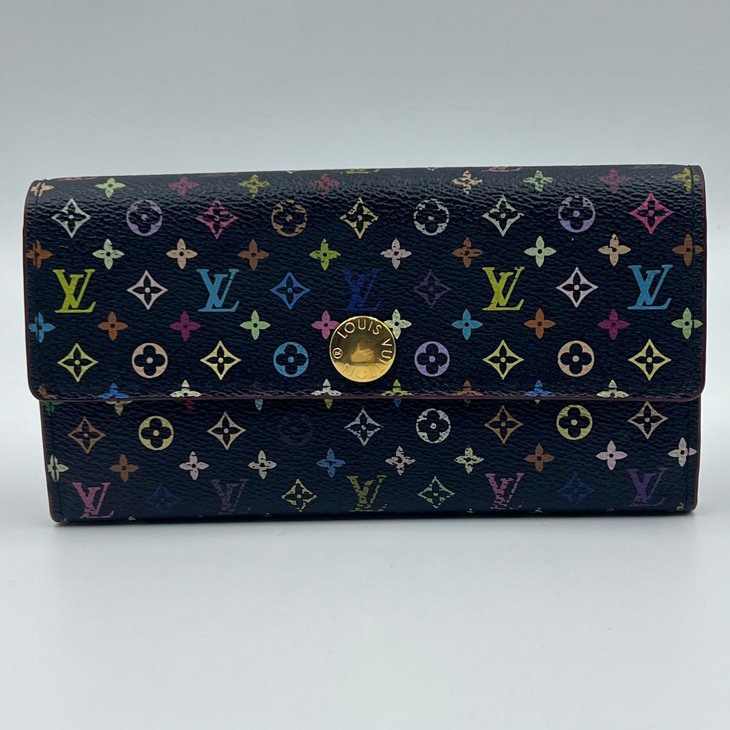 Monogram Multicolor Sarah Wallet Black Grenade