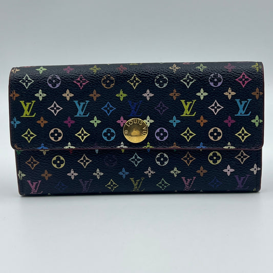 Monogram Multicolor Sarah Wallet Black Grenade