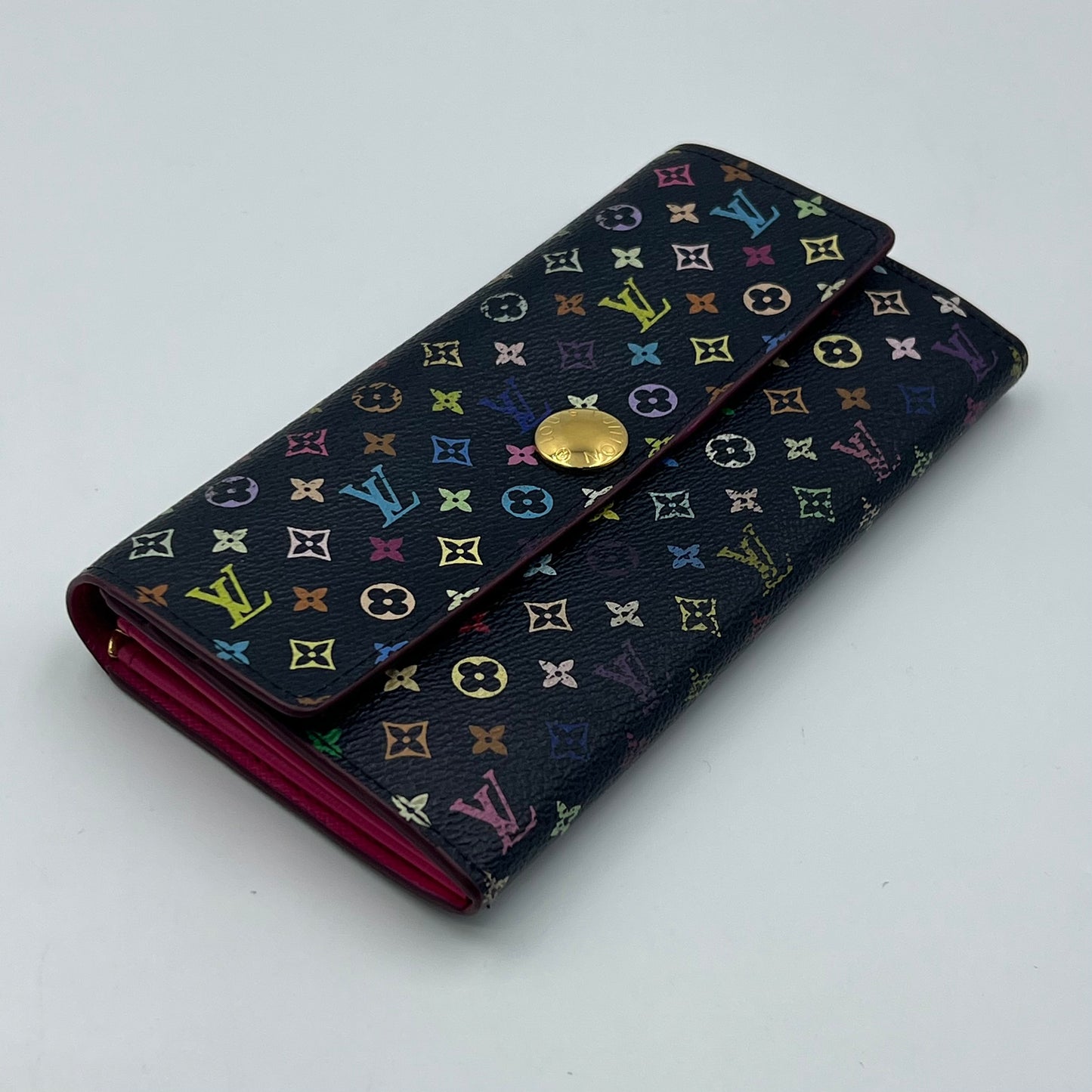 Monogram Multicolor Sarah Wallet Black Grenade