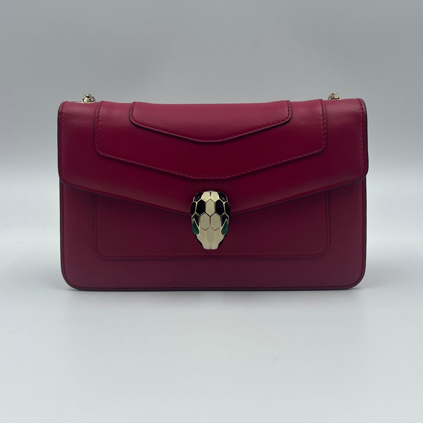 Serpenti Forever Shoulder Bag Leather Small