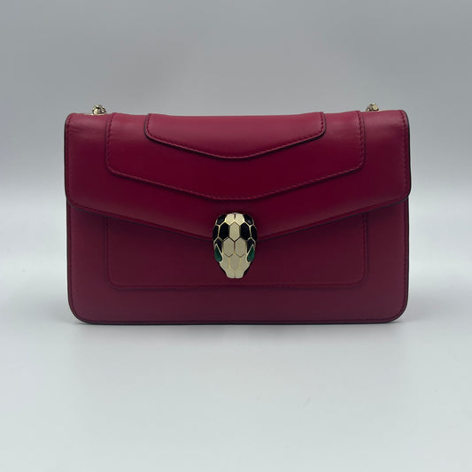 Serpenti Forever Shoulder Bag Leather Small