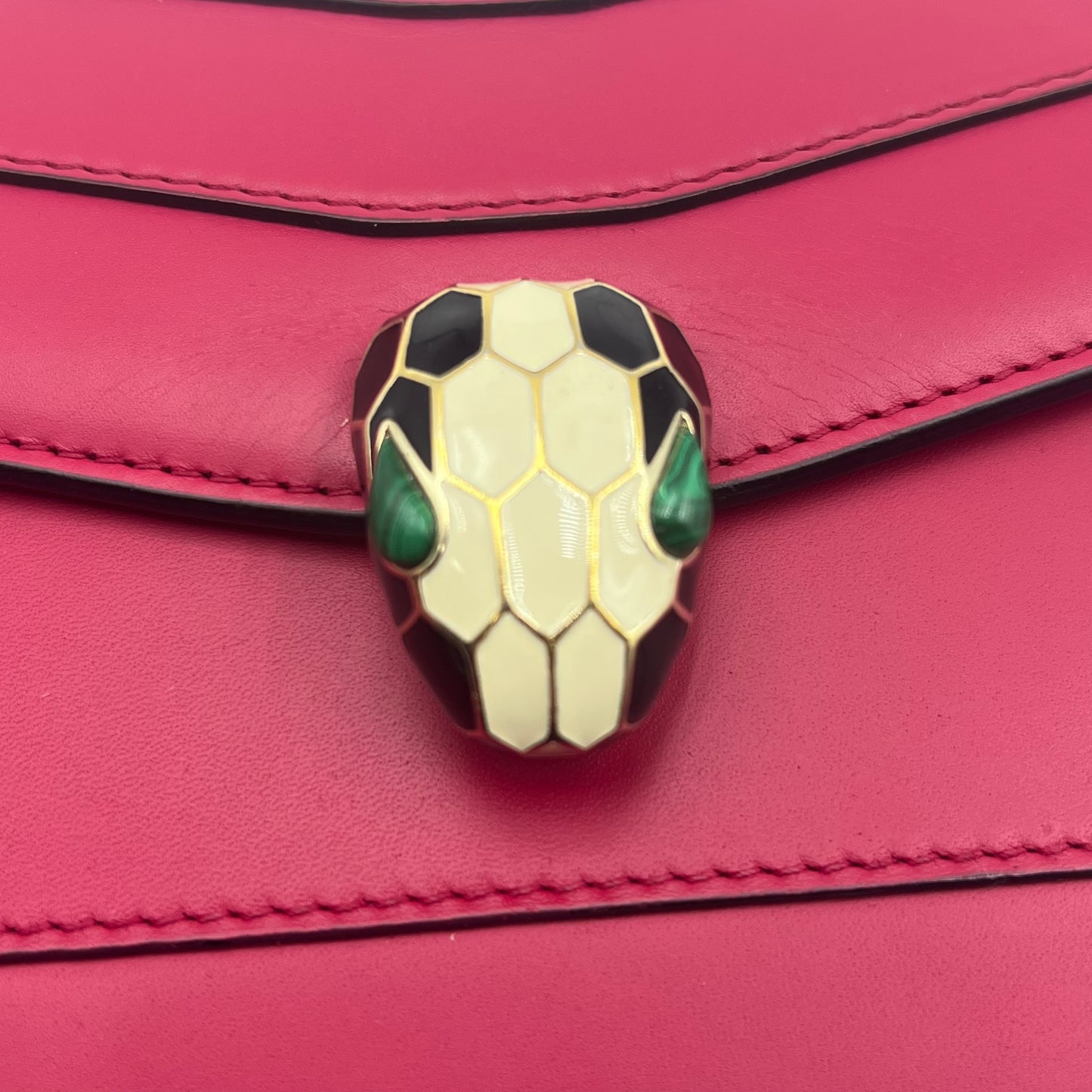 Serpenti Forever Shoulder Bag Leather Small