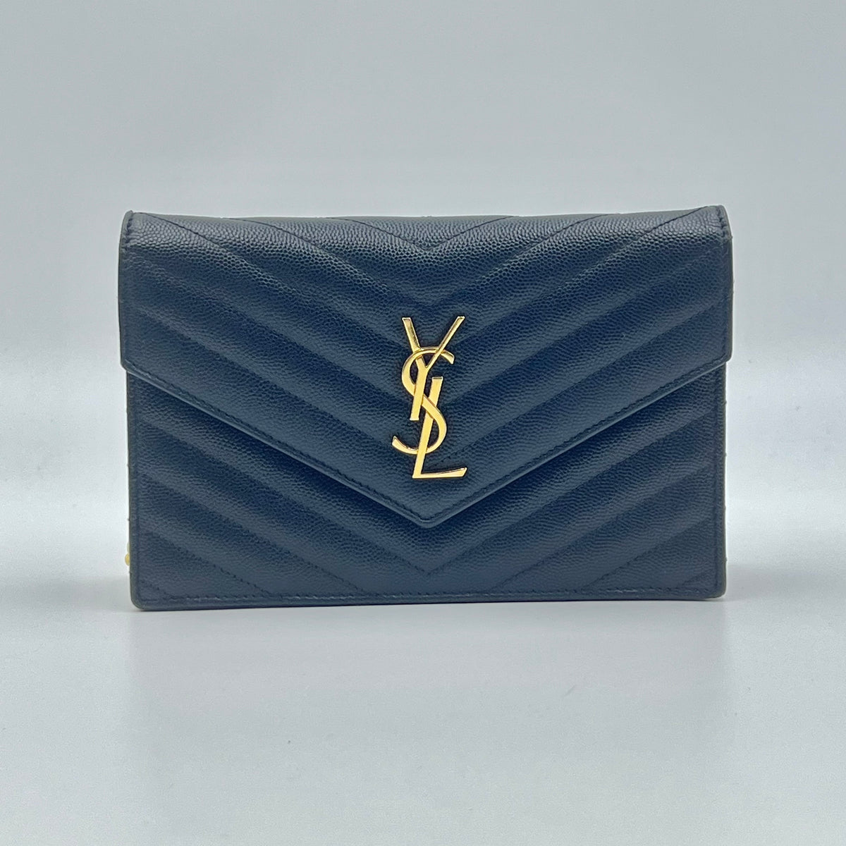 Saint Laurent enveloppe leather crossbody bag