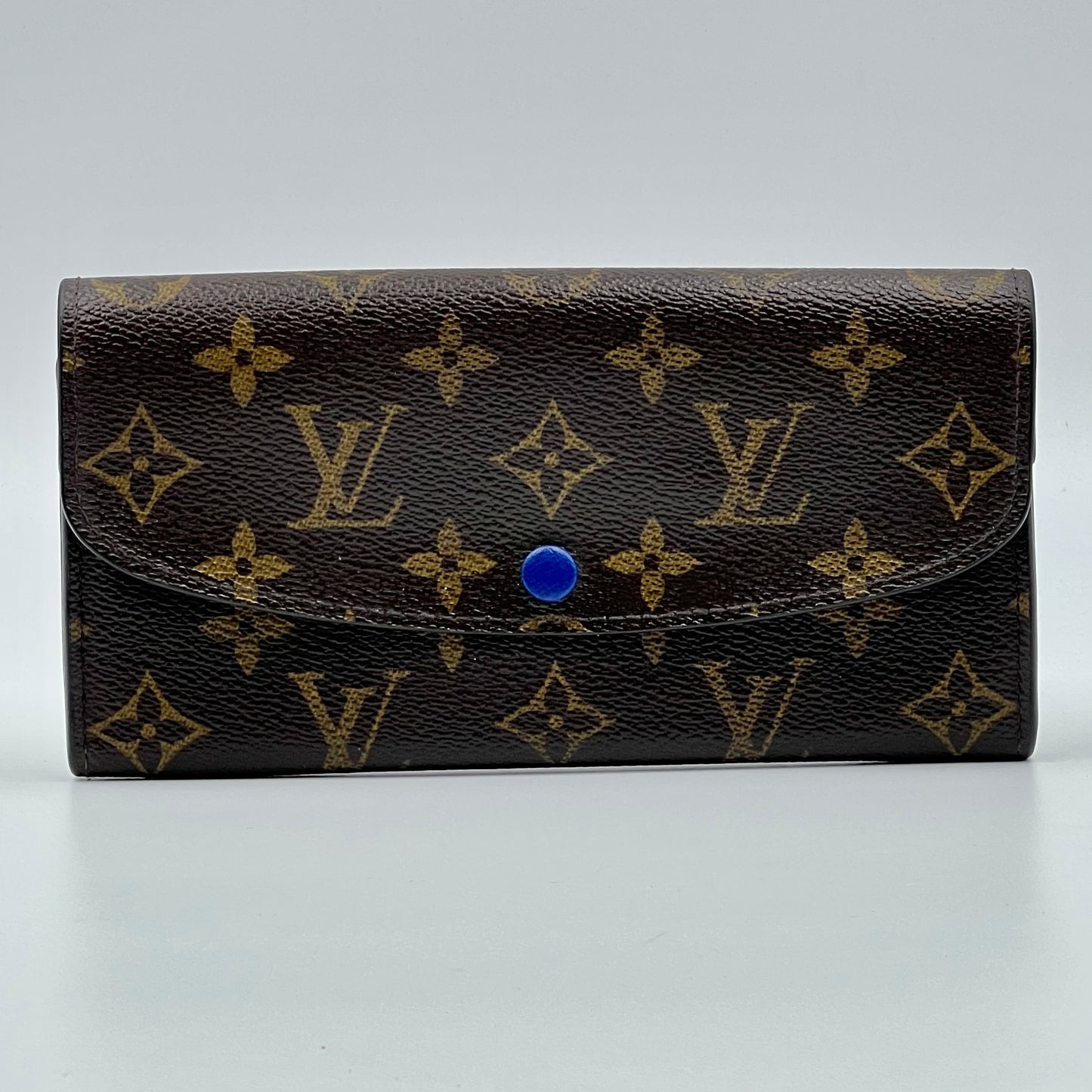 Monogram Emilie Wallet Blue