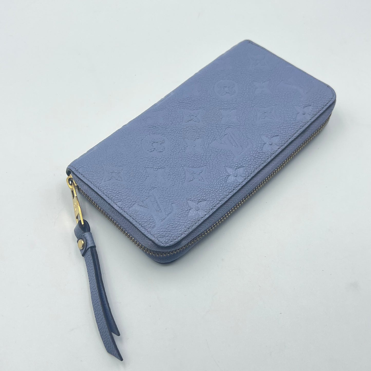 Long Wallet Monogram Empreinte Zippy Blue