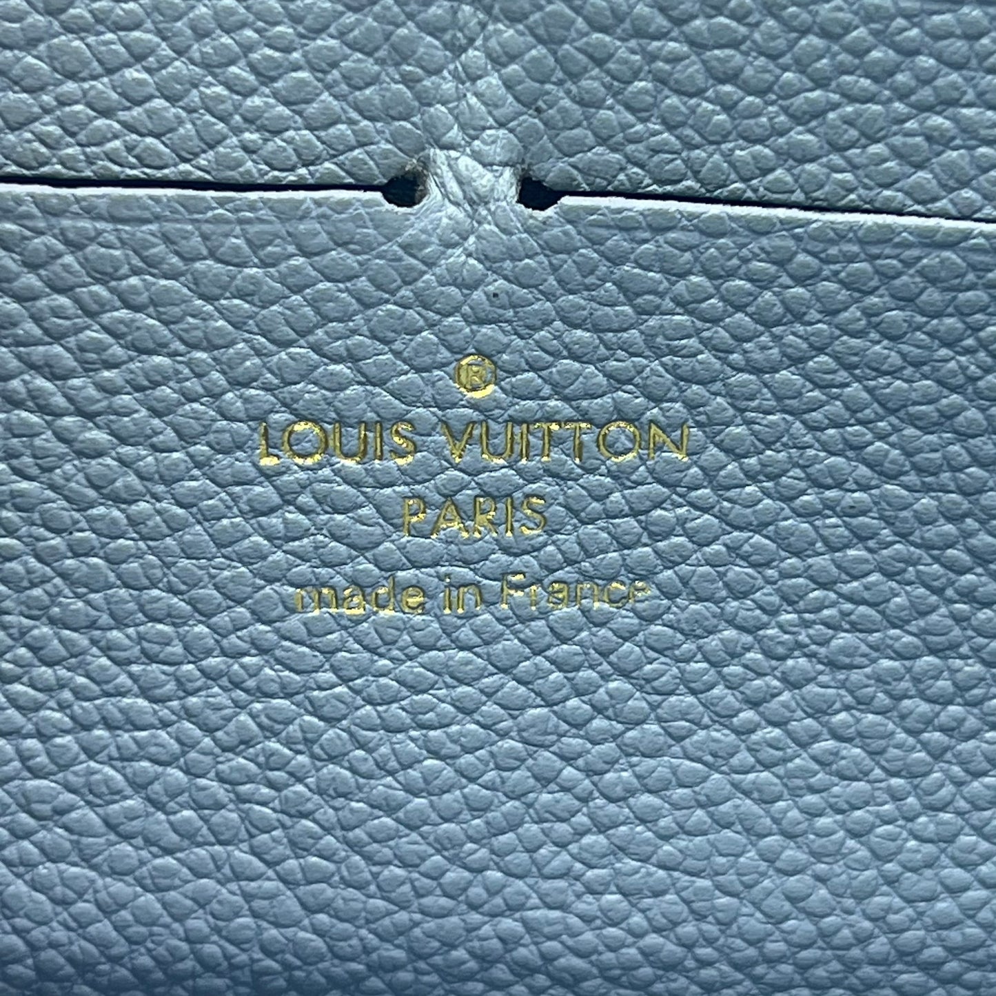 Long Wallet Monogram Empreinte Zippy Blue