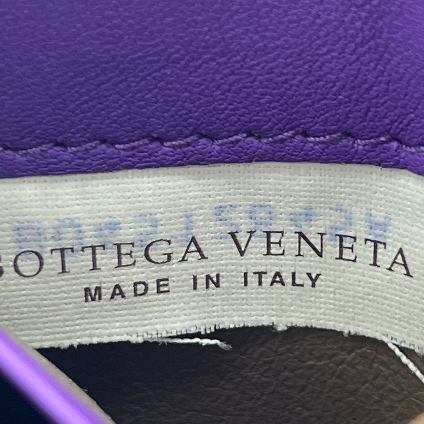 Intrecciato Zip-Around Coin Purse in Purple