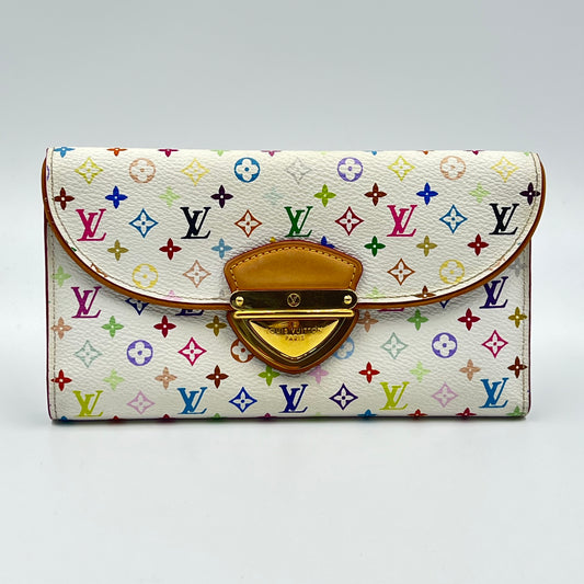 Monogram Multicolor Eugenie Wallet White
