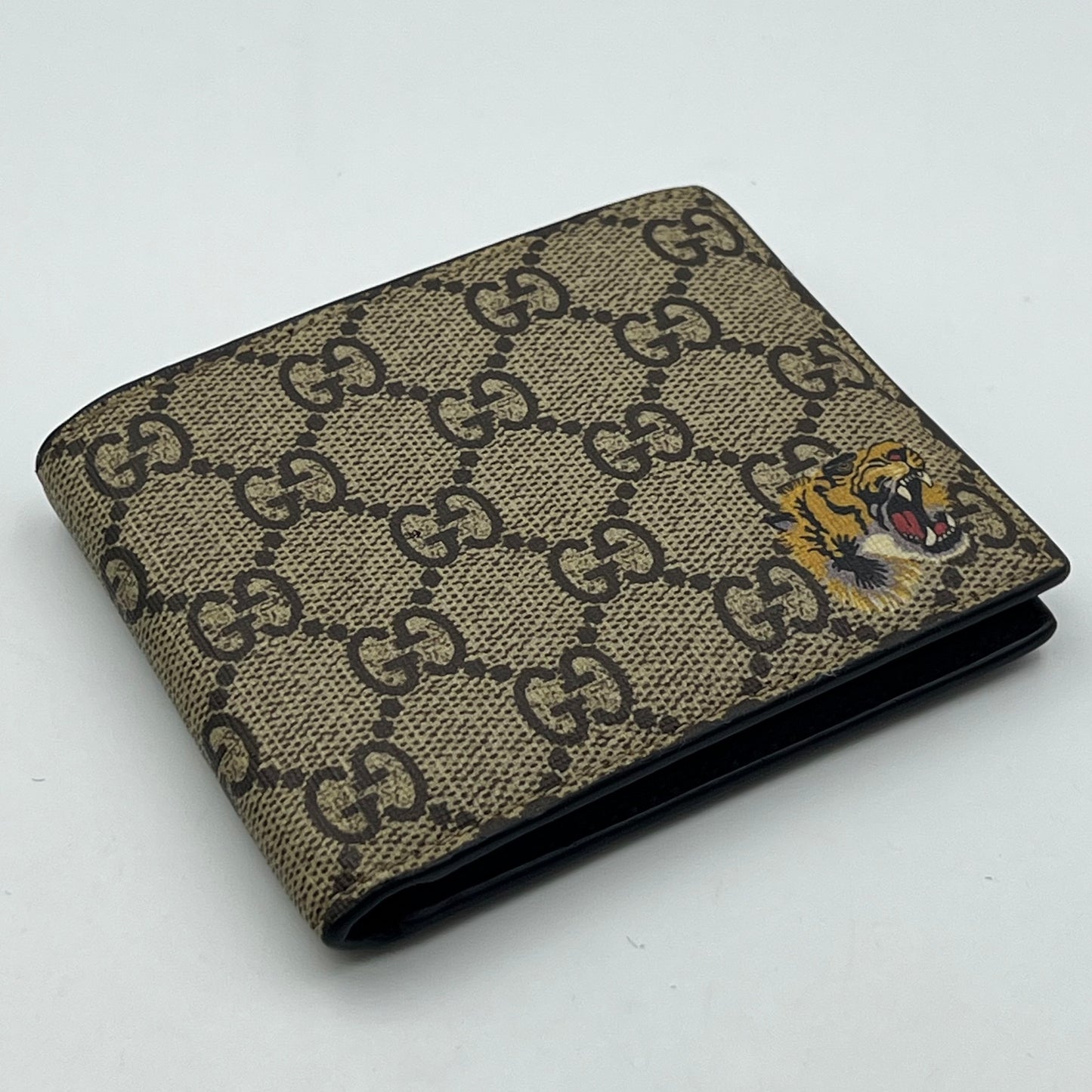 Beige GG Supreme Signature Canvas Tiger Print
