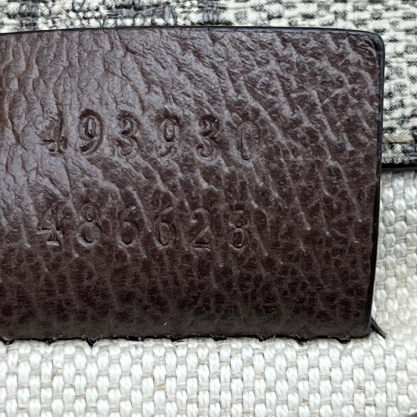 GG Supreme Monogram Neo Vintage Web Belt Bag Brown