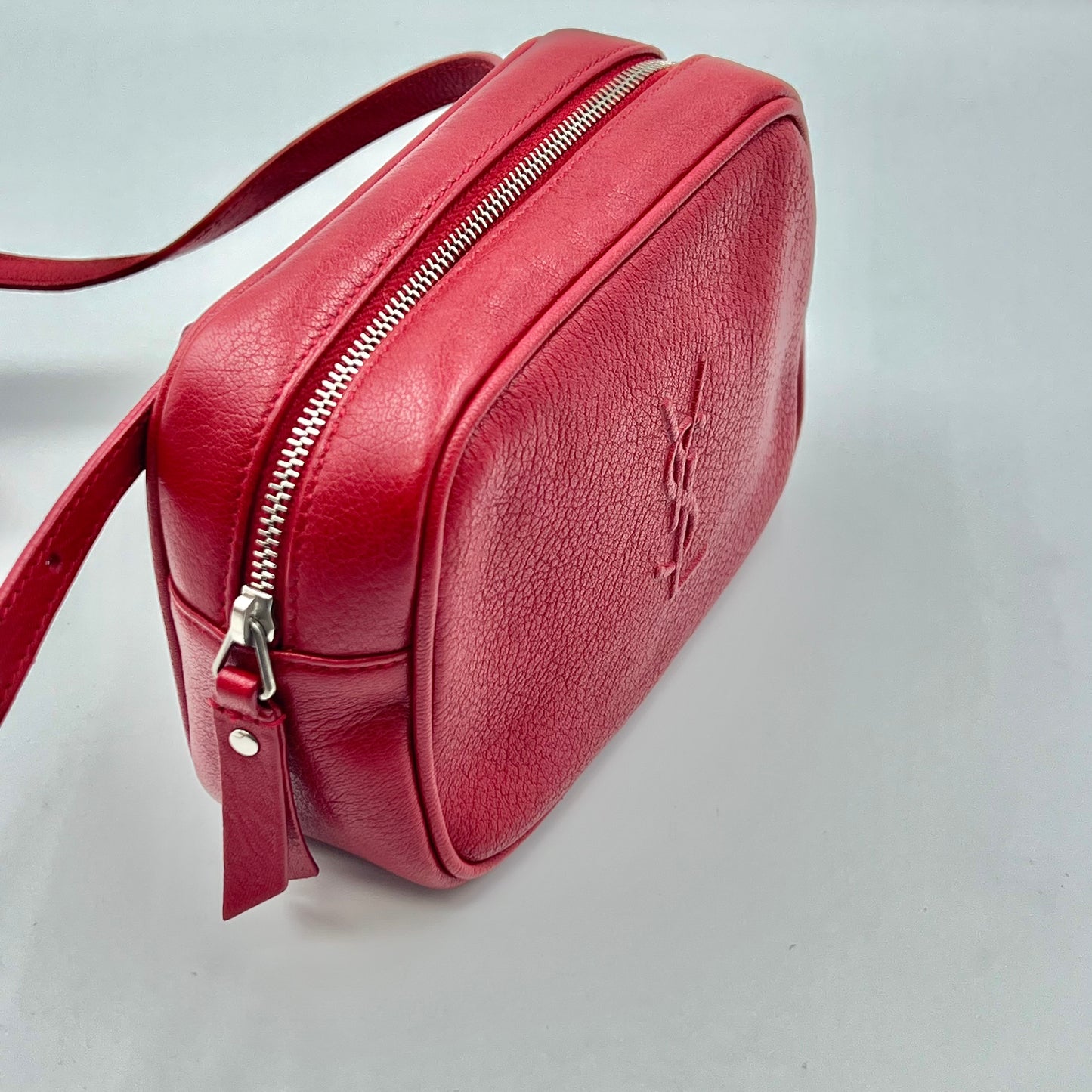 Lou Camera Bag Leather Mini Red