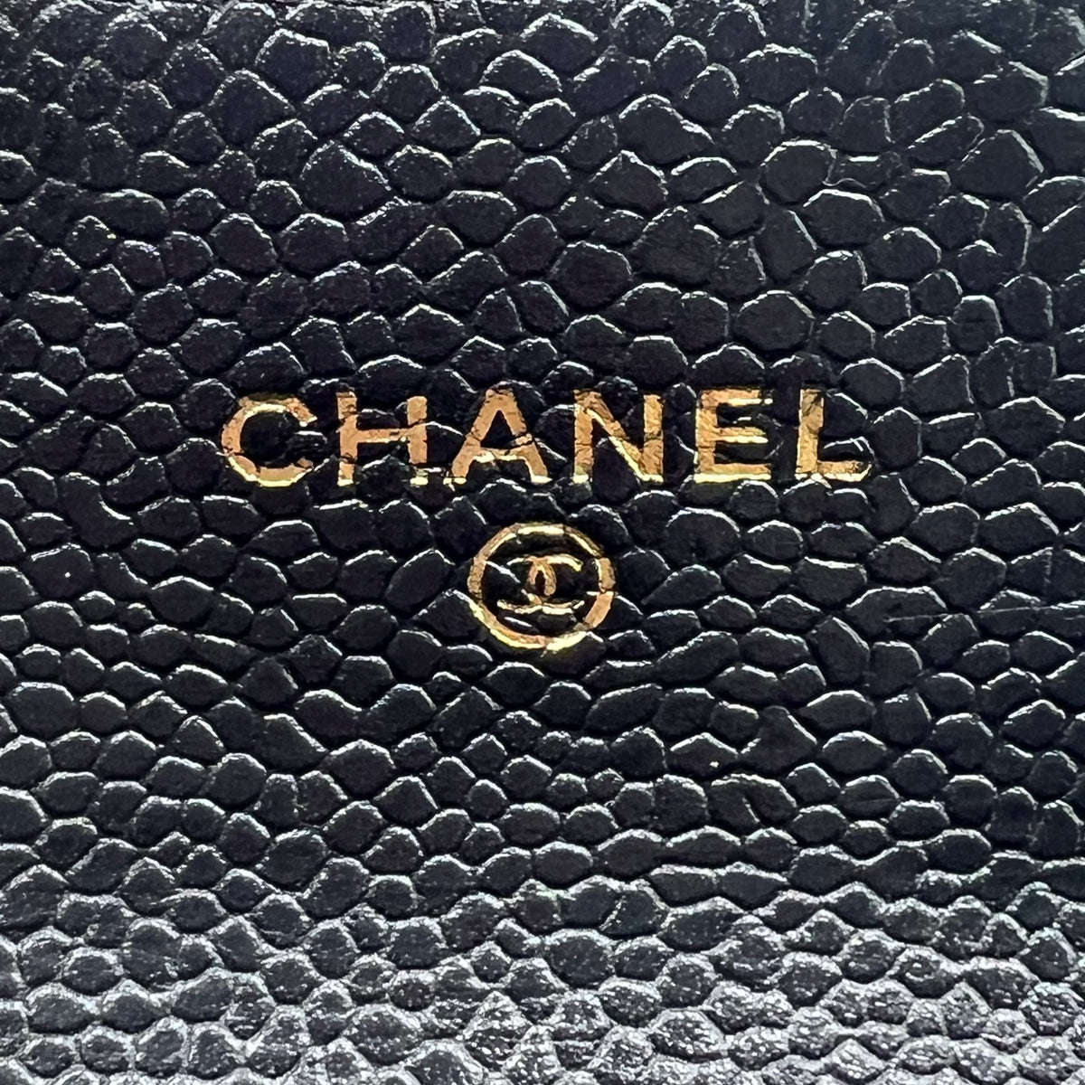 Caviar Quilted Flap Card Holder Wallet Black — view 5 of 8 Caviar Quilted Flap Card Holder Wallet Black, view 5 of 8