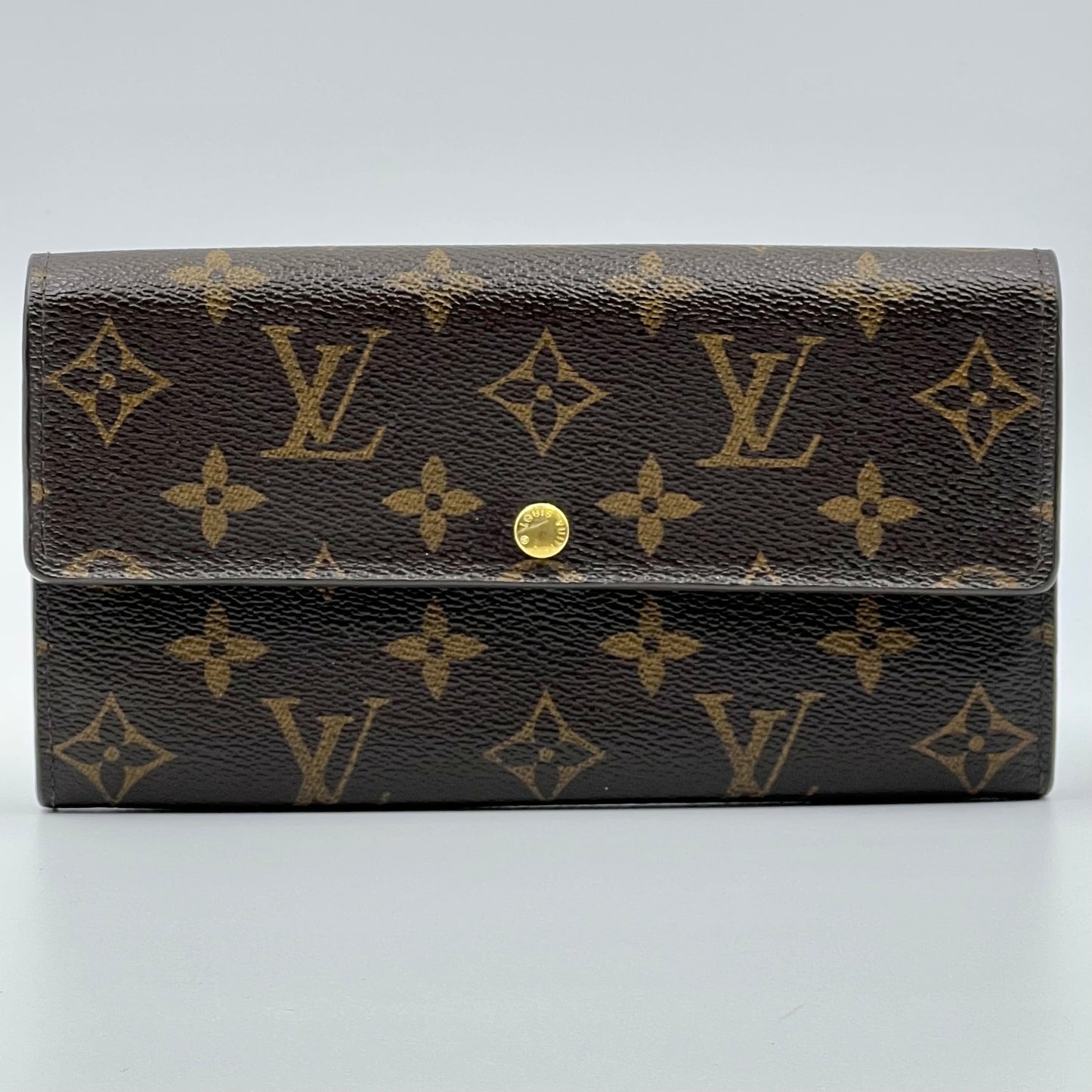 Porte Monnaie Monogram Pochette Credit Long Wallet