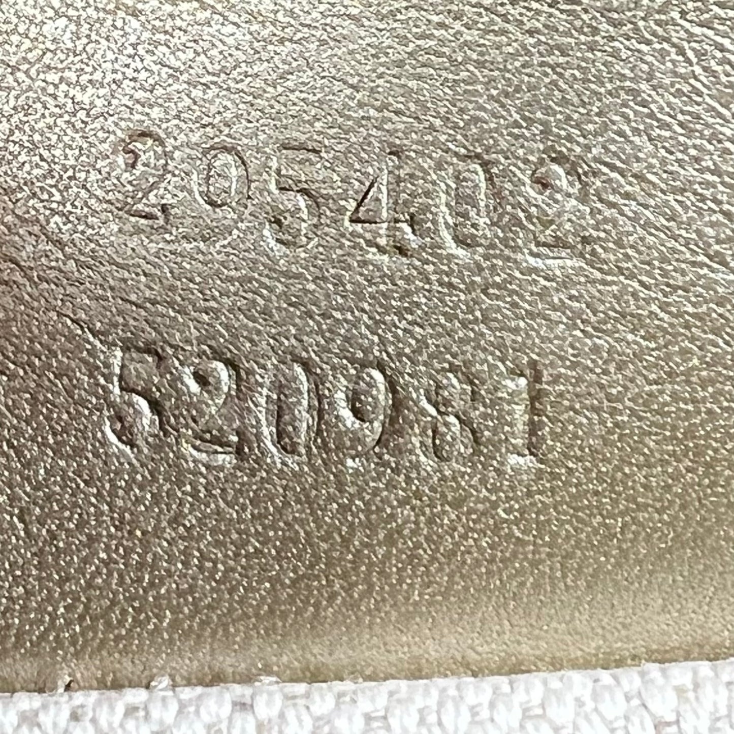 Metallic Beige Guccissima Leather Medium Emily Shoulder Bag