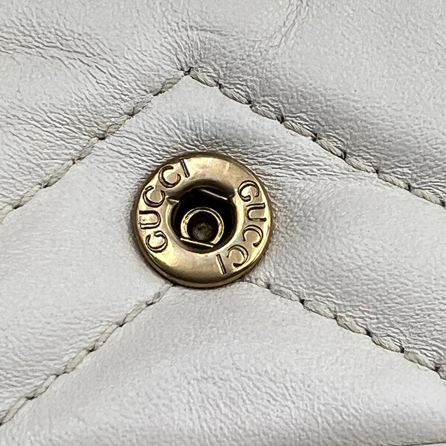 GG Marmont Super Mini Cream White