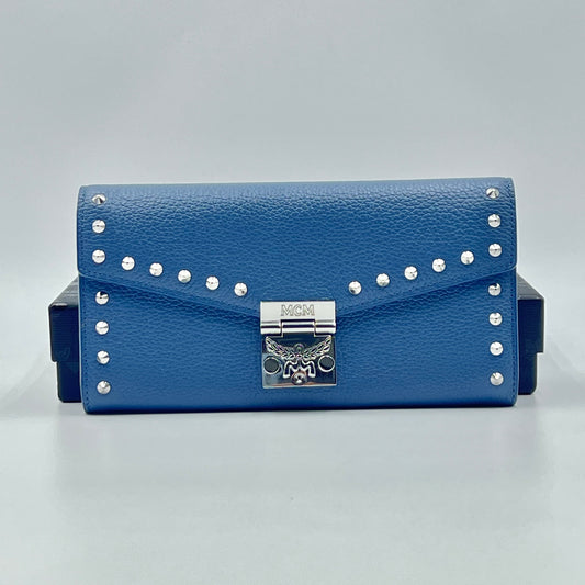 Studded Leather Patricia Wallet on Chain