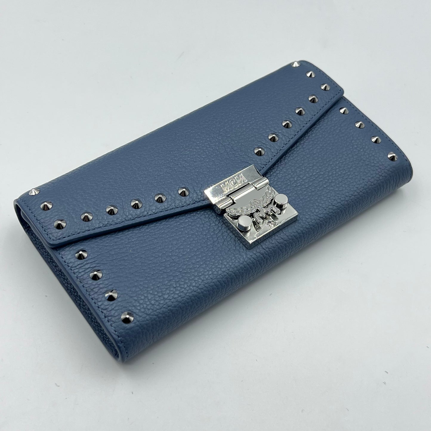 Studded Leather Patricia Wallet on Chain