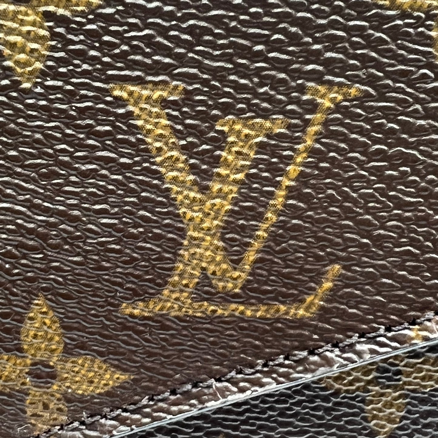 Monogram Pochette Felicie Chain Wallet Fuchsia