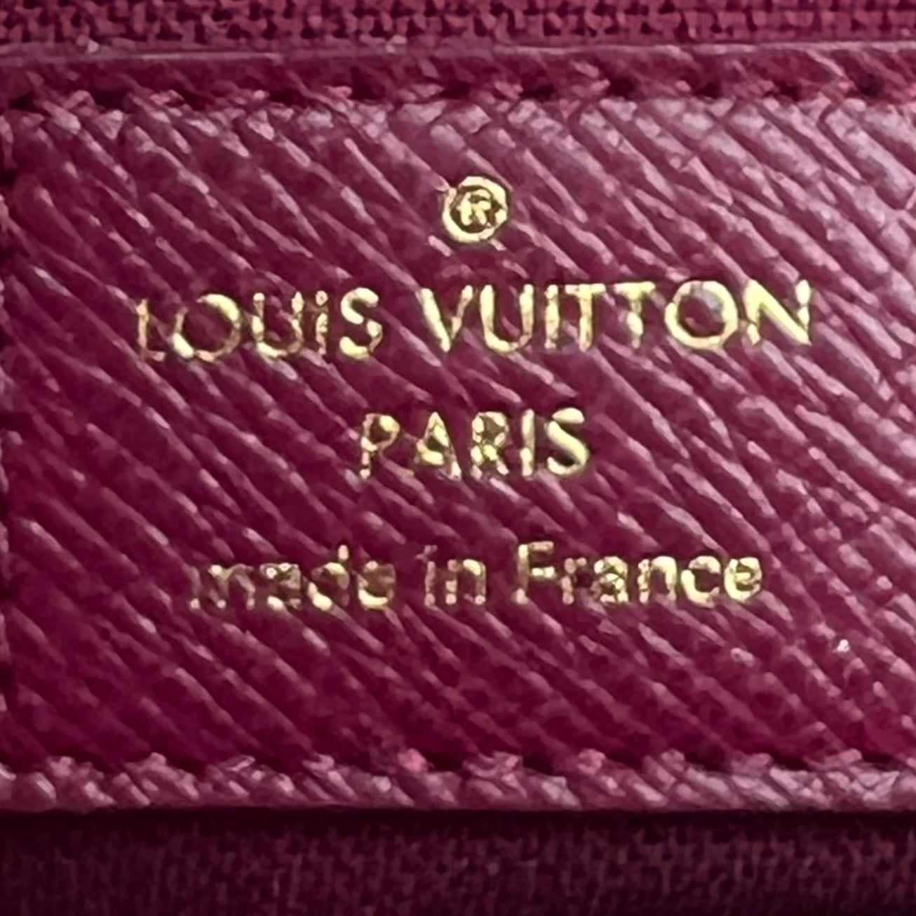 Monogram Pochette Felicie Chain Wallet Fuchsia