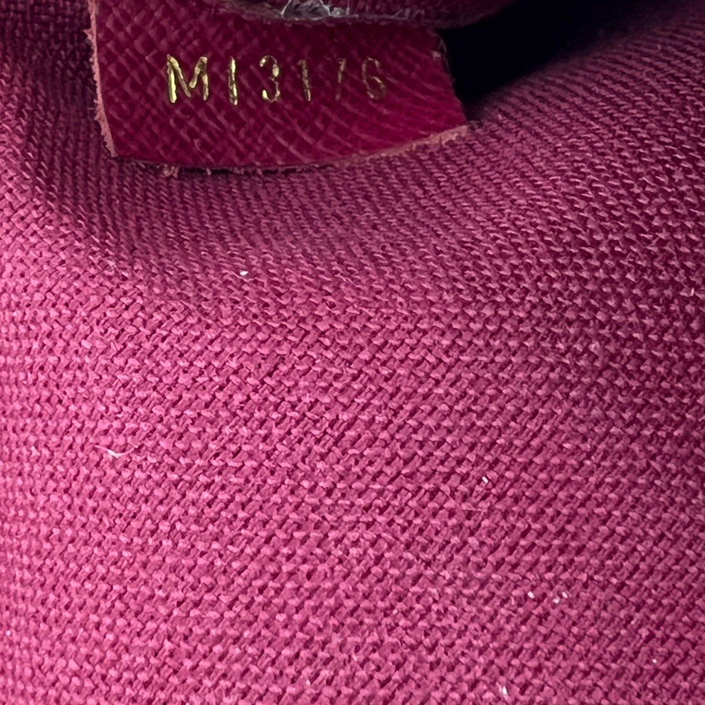 Monogram Pochette Felicie Chain Wallet Fuchsia