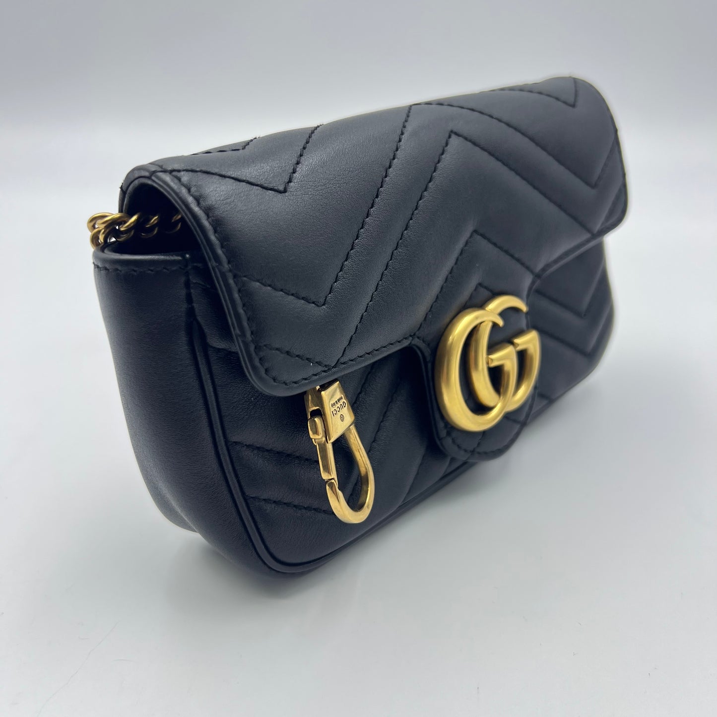 GG Marmont Super Mini Black