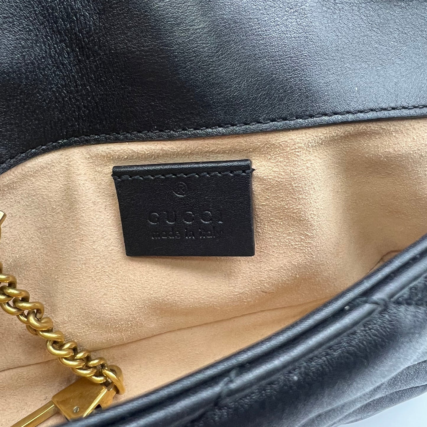 GG Marmont Super Mini Black