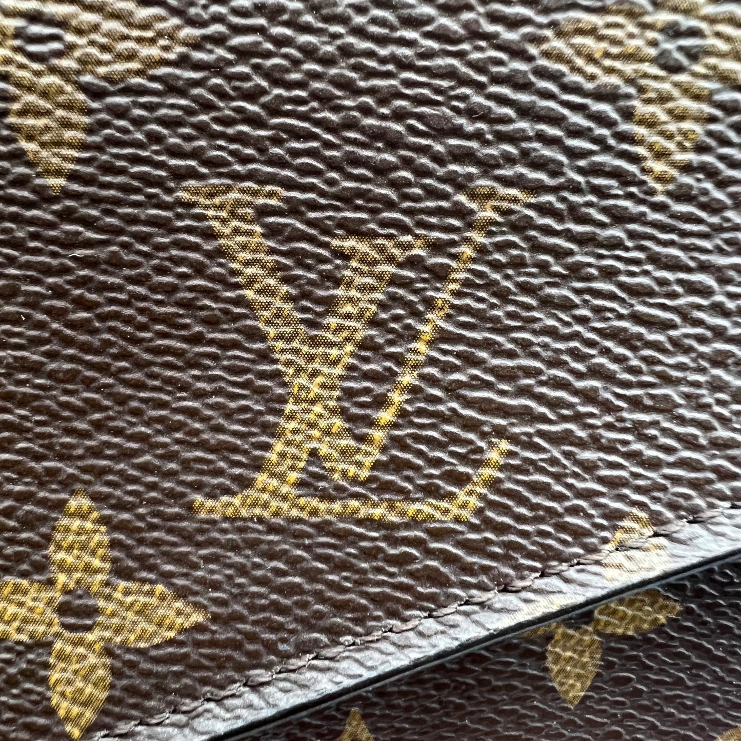 Monogram Pochette Felicie Chain Wallet Fuchsia