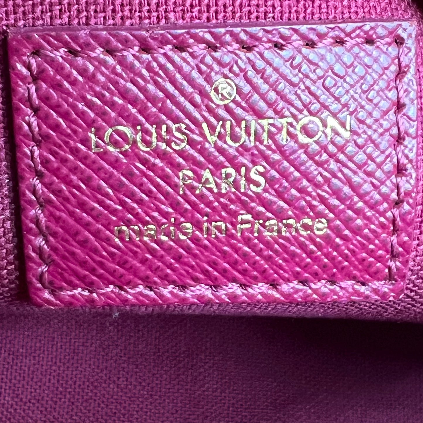 Monogram Pochette Felicie Chain Wallet Fuchsia