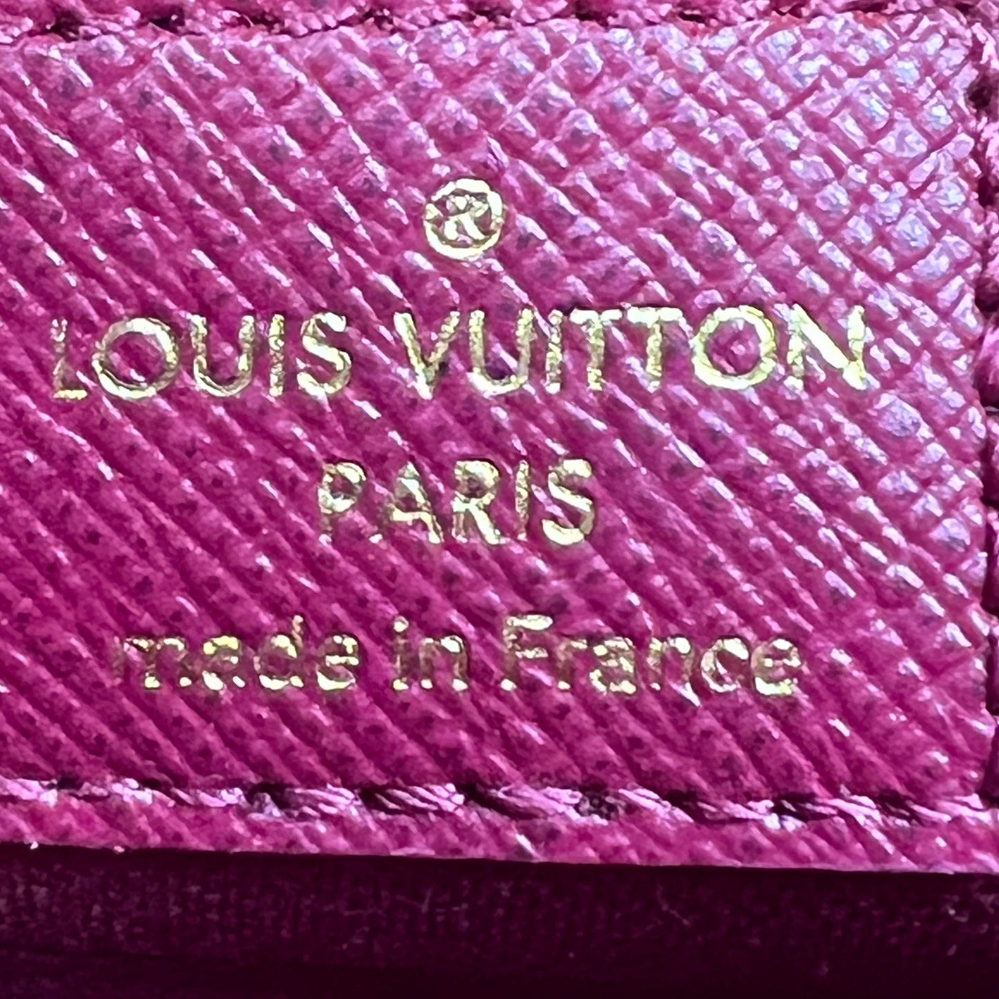 Monogram Pochette Felicie Chain Wallet Fuchsia Microchipped