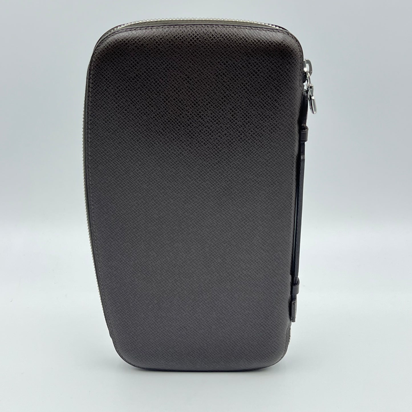 Taiga Leather Organizer Long Wallet Ardoise