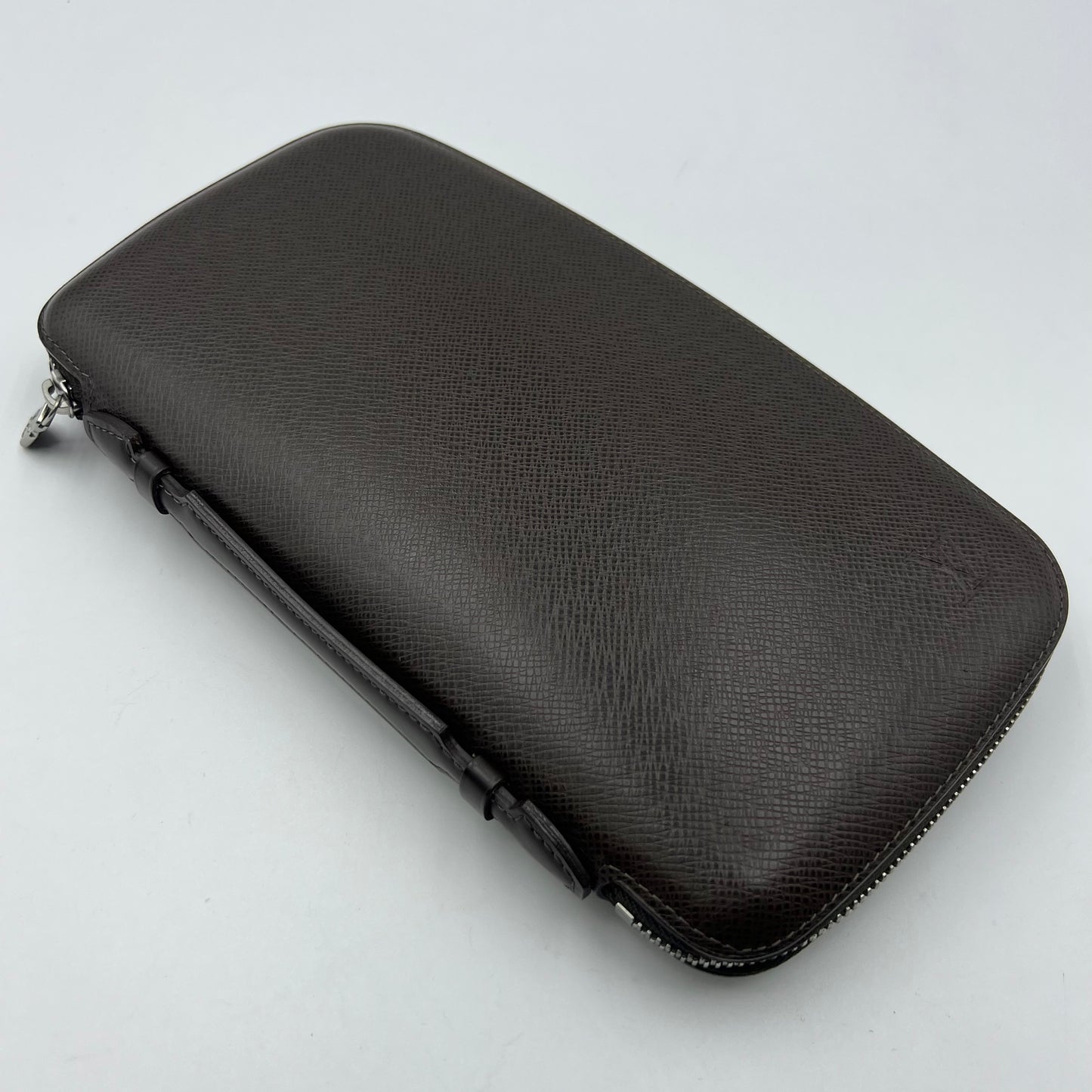 Taiga Leather Organizer Long Wallet Ardoise