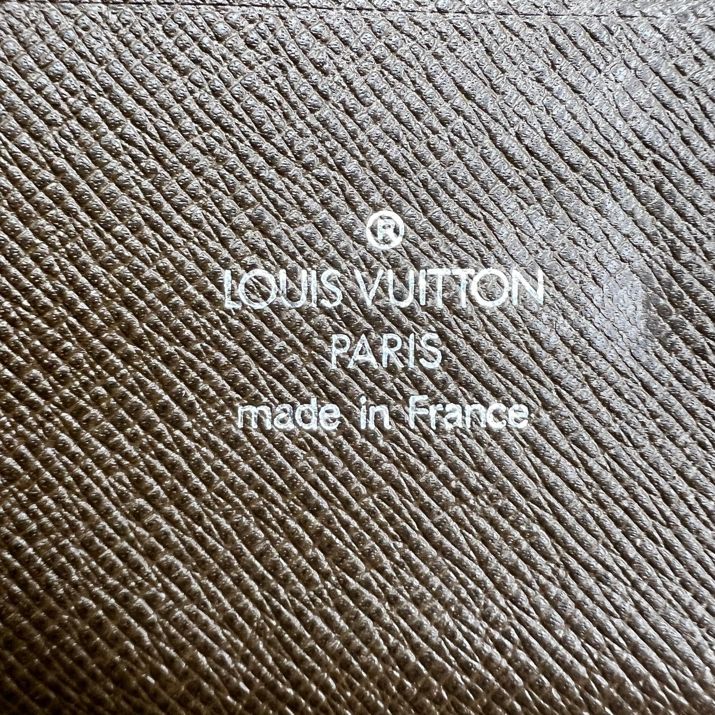 Taiga Leather Organizer Long Wallet Ardoise