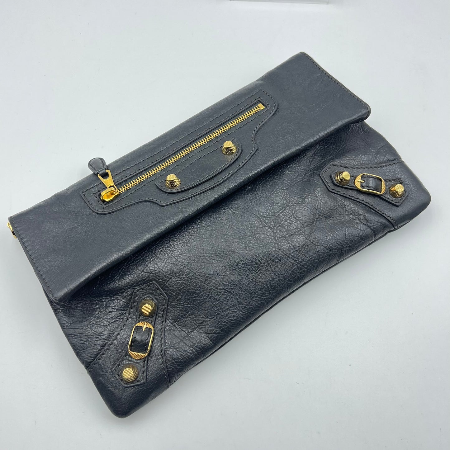 Motocross Classic Envelope Clutch w/ Strap Dark grey