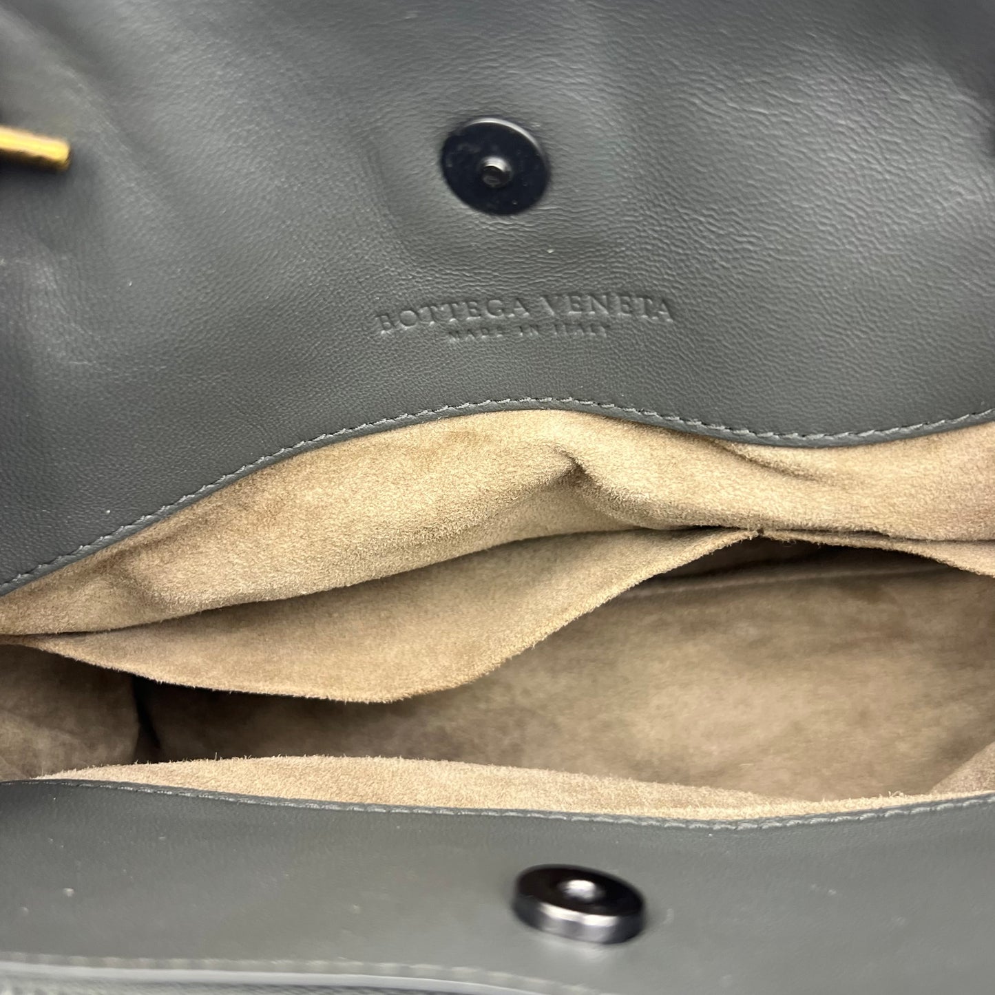 Intrecciato Chain Tote Grey