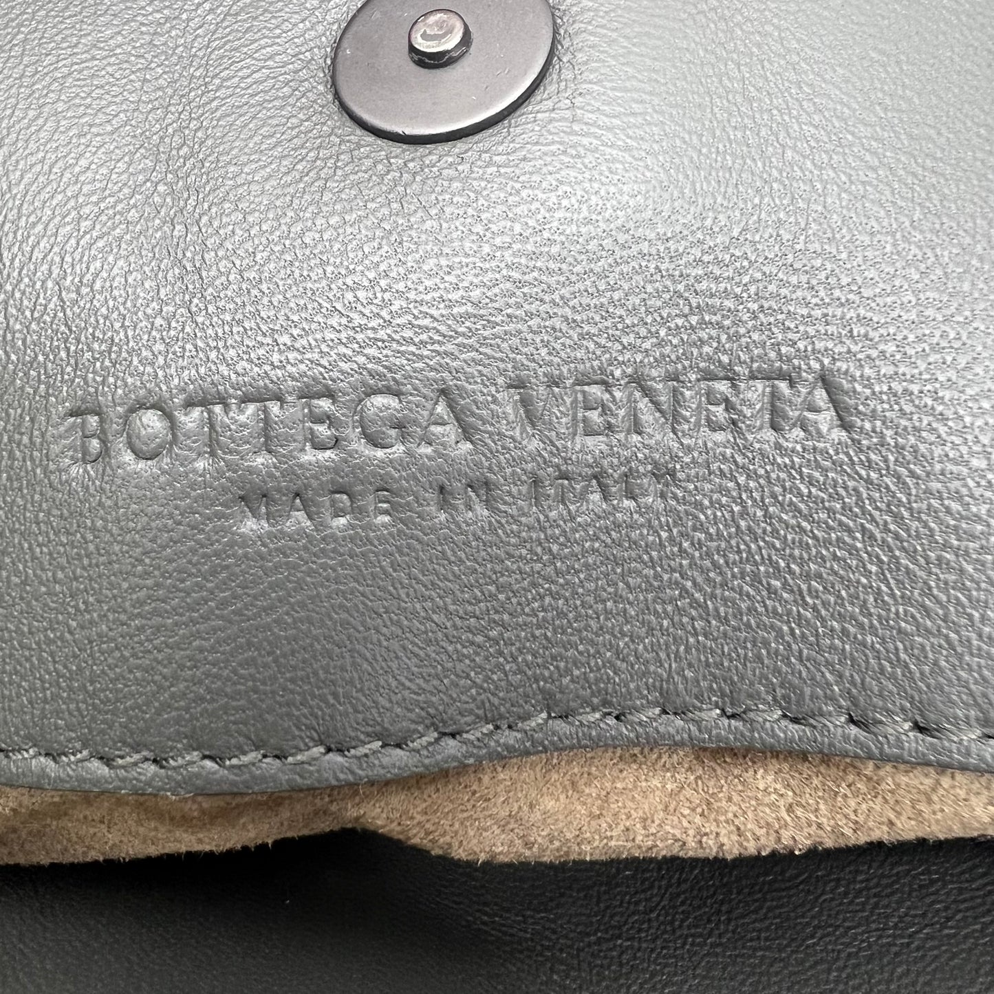 Intrecciato Chain Tote Grey